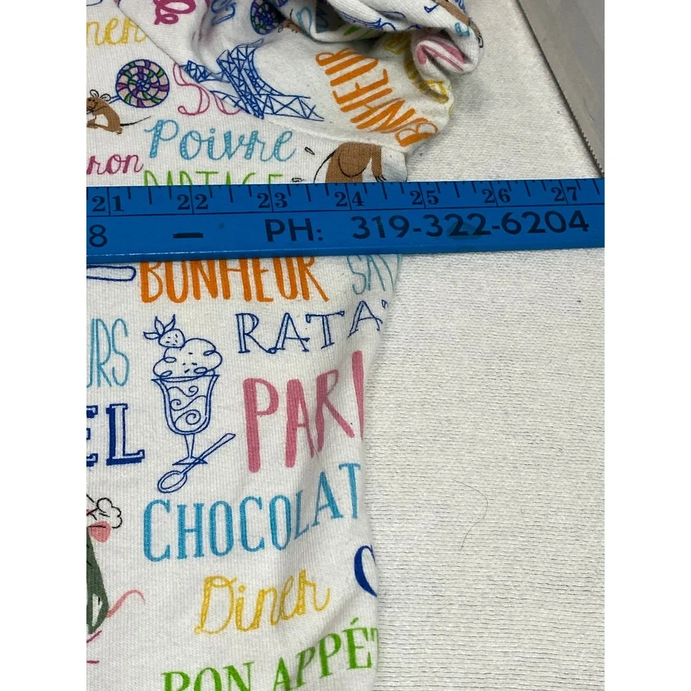 Disney Parks Paris Foodie Graphic Hoodie Zip Up XXL Eiffel Tower Graphic - Picture 11 of 11